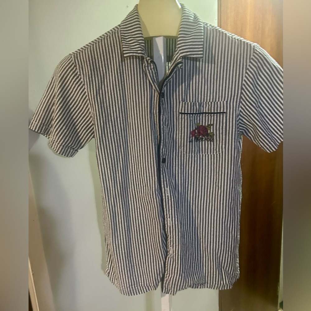 Pacsun Striped Kids Shirt with Embroidered Detail (Dea)